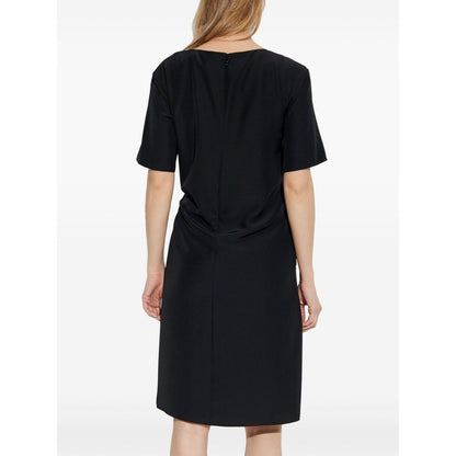Emporio Armani midi dress with waist knot