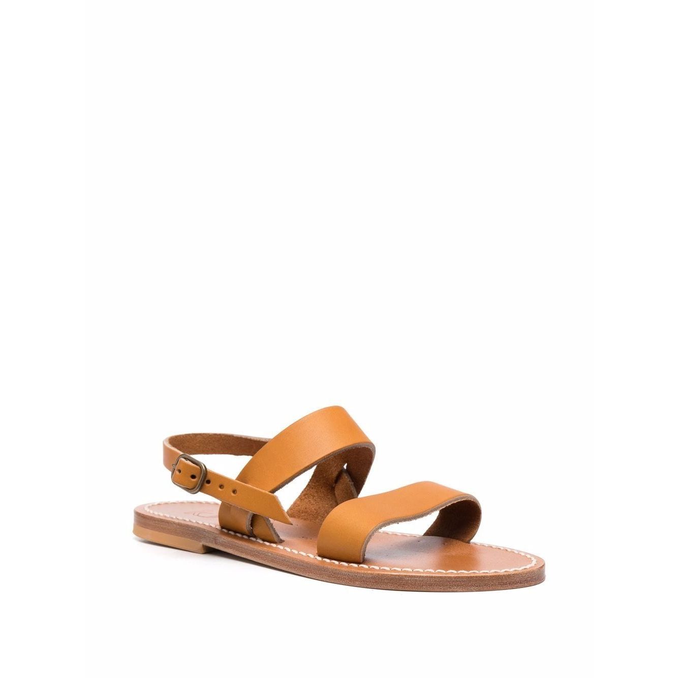 K Jacques St Tropez Sandals Leather Brown