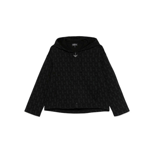 Emporio Armani logo-print hoodie EW001026AF10002FC026-P25