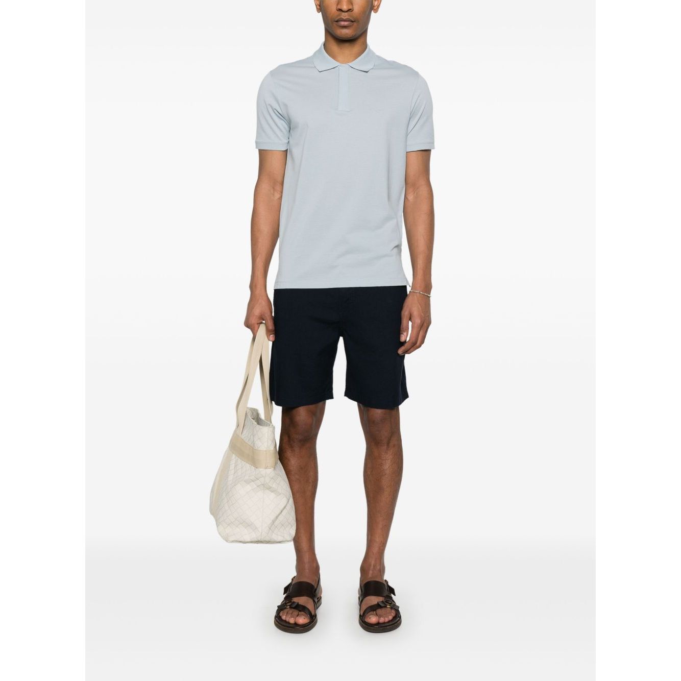 EMPORIO ARMANI CAPSULE T-shirts and Polos Clear Blue Topwear