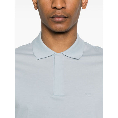 EMPORIO ARMANI CAPSULE T-shirts and Polos Clear Blue Topwear