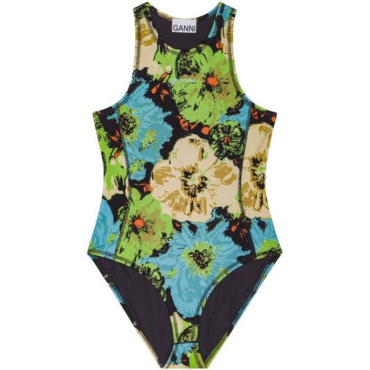 Ganni floral-print Bodysuit T4134999-P25