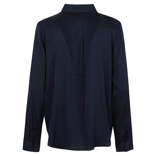 SILK95FIVE Shirts Blue 20011MONTECARLON03-P25