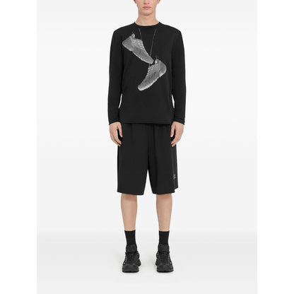 MM6 X SALOMON T-shirts and Polos Black Topwear