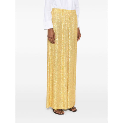 Norma Kamali Trousers Yellow Trousers