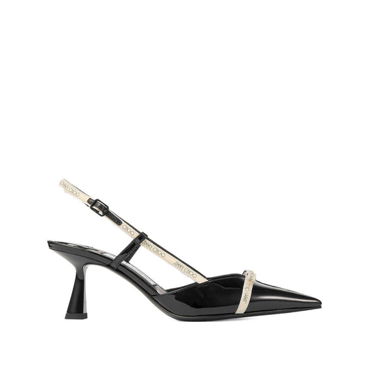 Jimmy Choo 65mm Camila pumps CAMILA65JGWBLACK/BUTTERMILK/BLACK-AI25