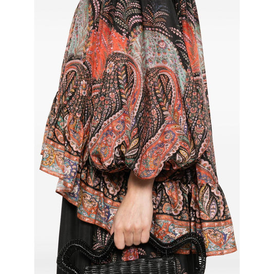 Zimmermann Shirts Black 3229TSS251BLKP-AI25