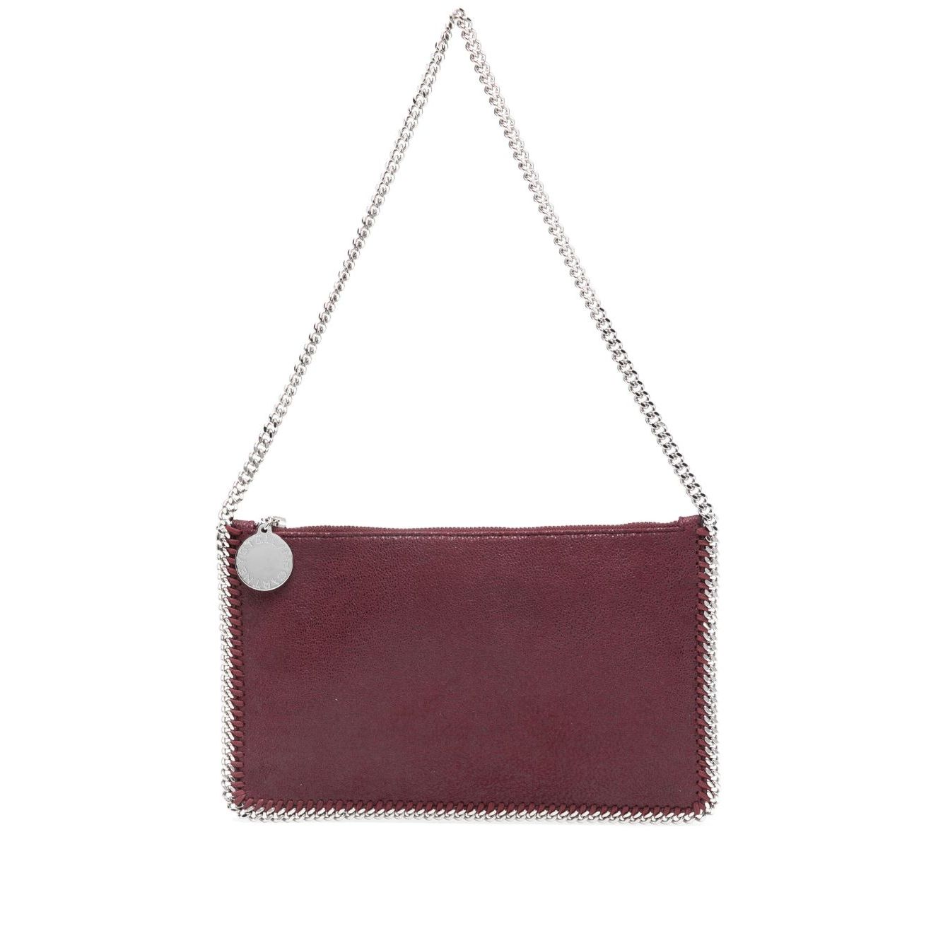 Front view with bag zipped and handles upright.