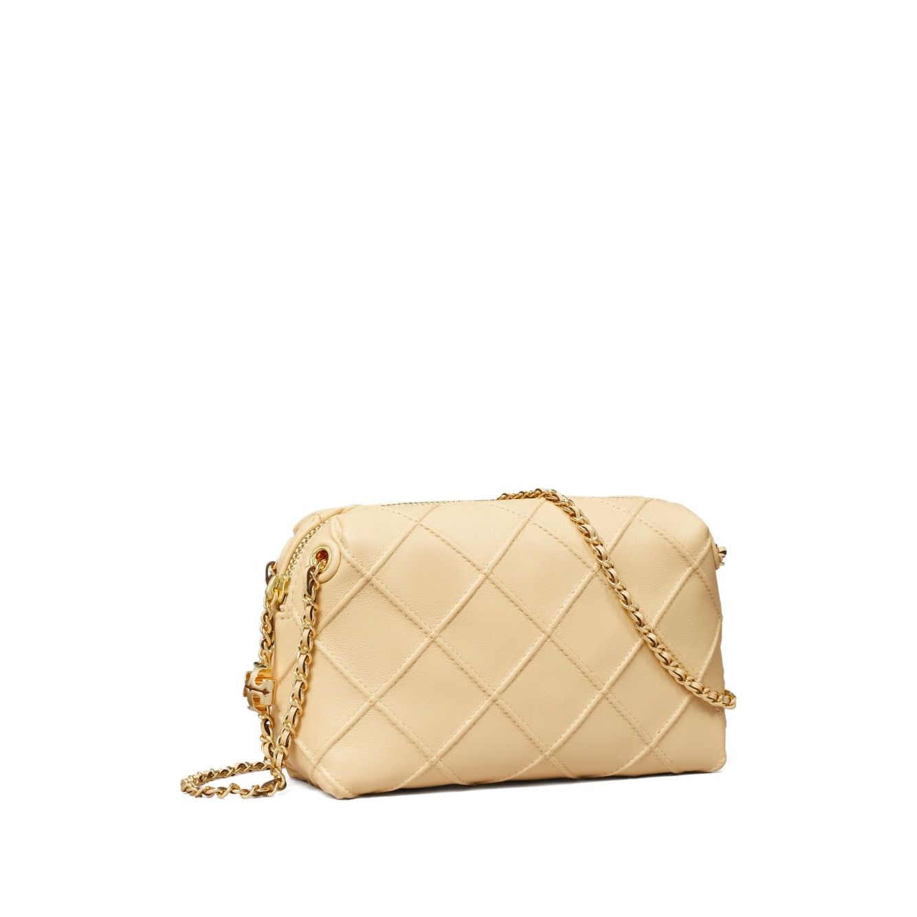 Front view with bag zipped and handles upright.