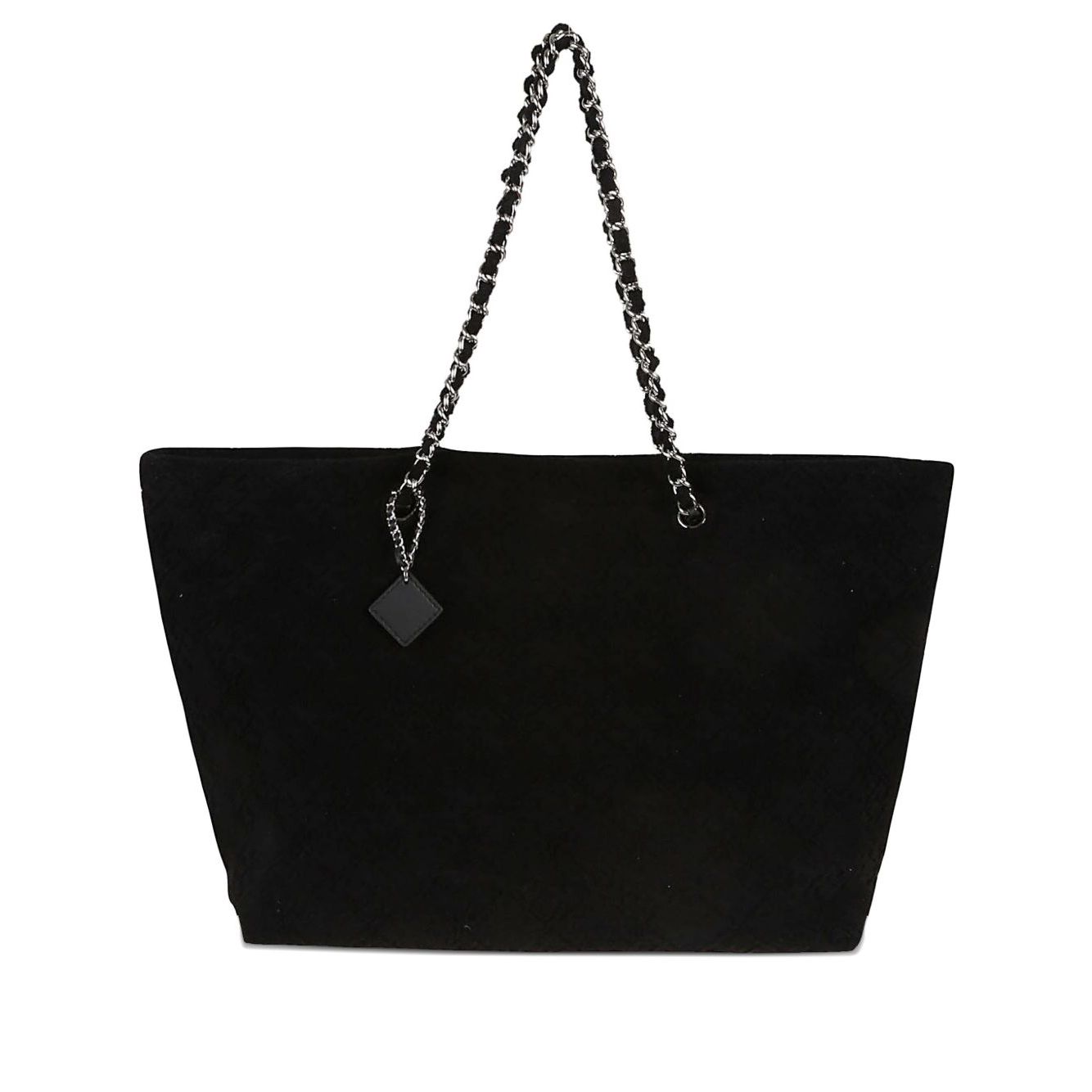 Front view with bag zipped and handles upright.