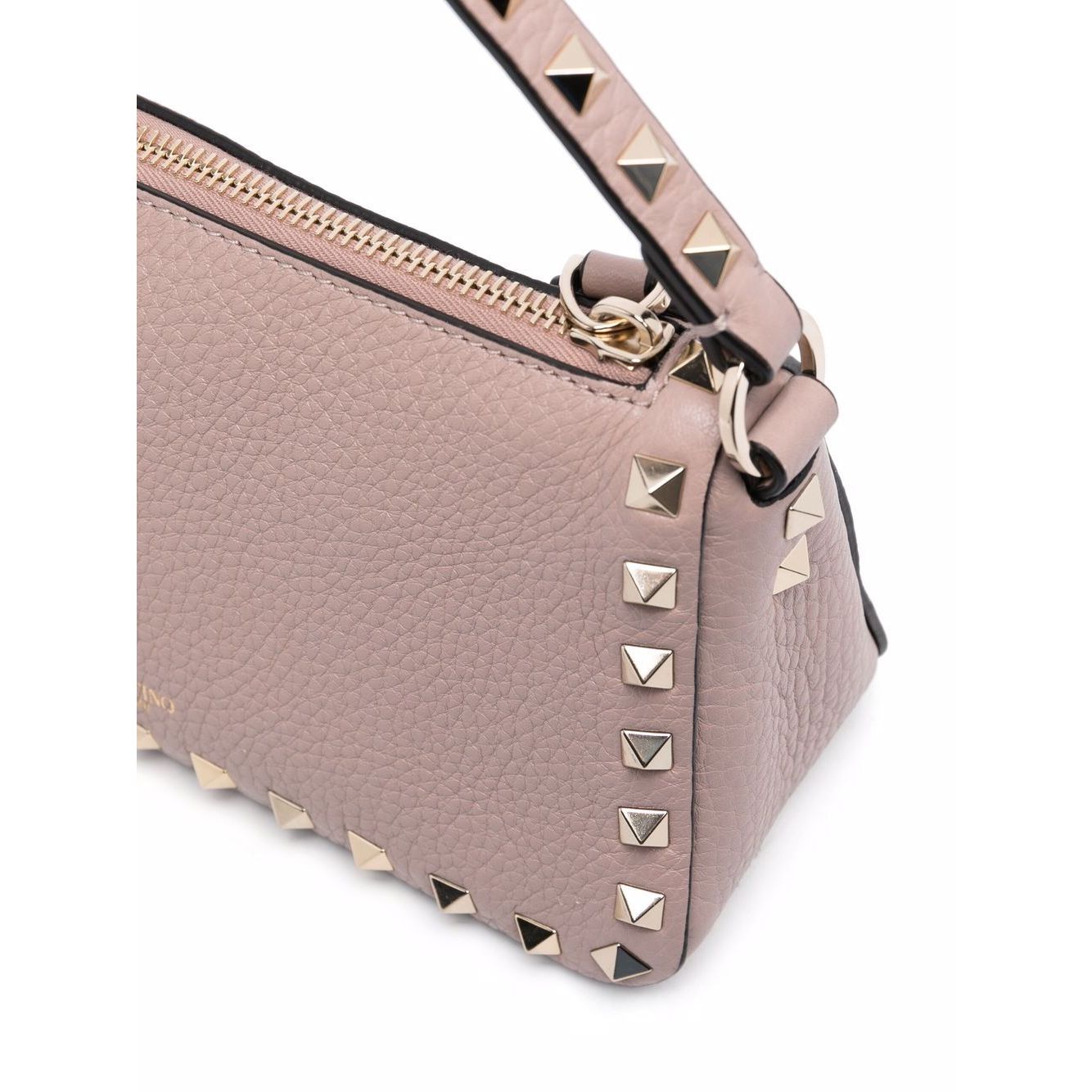 Front view with bag zipped and handles upright.