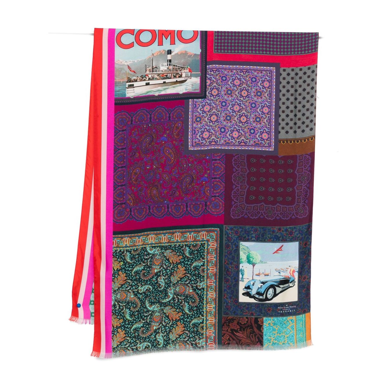 Pierre Louis Mascia silk printed scarf