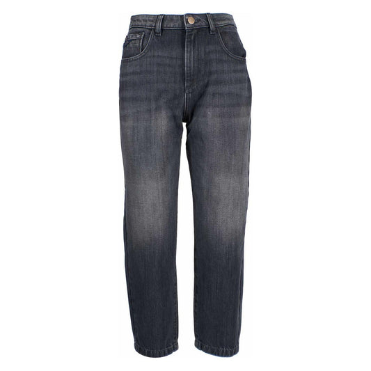 Yes Zee Black Cotton Women's High-Waisted Jeans YE-7778-W25