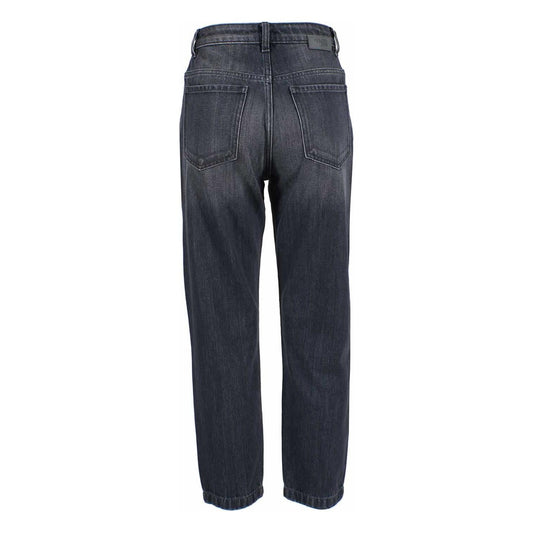 Yes Zee Black Cotton Women's High-Waisted Jeans YE-7778-W25