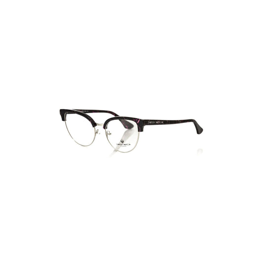 Frankie Morello Burgundy Metallic Fiber Women Frame