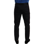 Dolce & Gabbana Blue Bordeaux Cotton Skinny Chino Pants PAN72945#1- 50