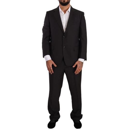 Domenico Tagliente Dark Gray Single Breasted Formal Suit KOS1952 - 49