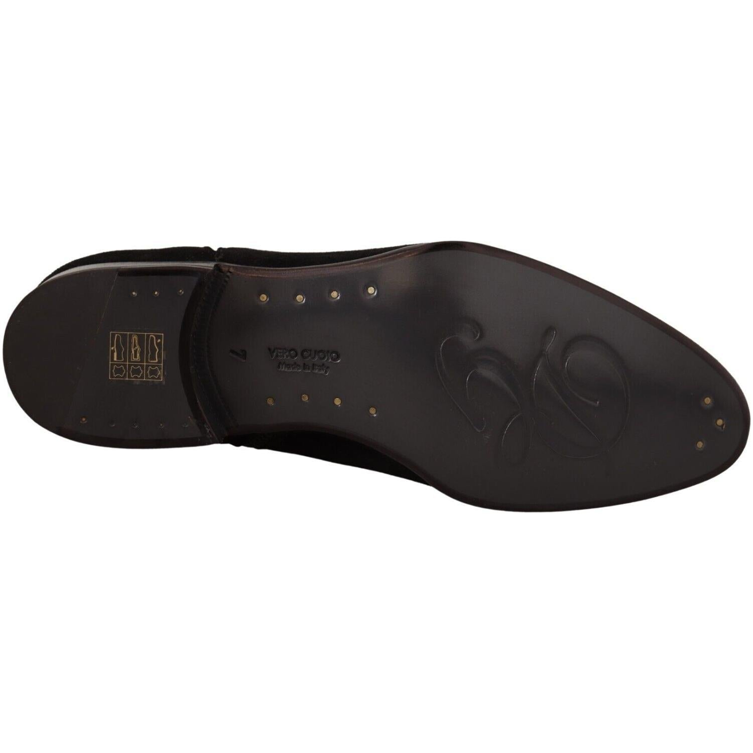 优雅绒面革切尔西靴