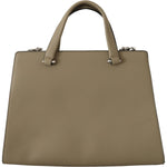 Karl Lagerfeld Enchanting Sage Green Leather Tote 8720092570404