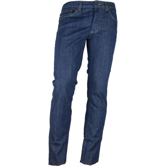 Cavalli Class Elegant Dark Blue Denim Essentials CA1998150-IT48-M-1-FBB-18