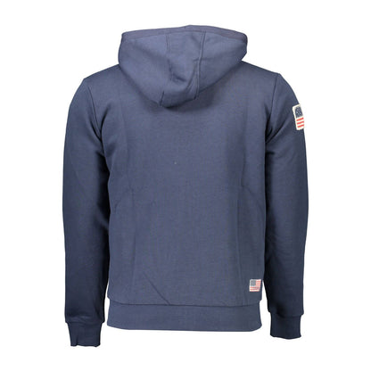 U.S. POLO ASSN. Blue Cotton Men Sweater