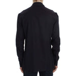 Dolce & Gabbana Purple Striped Cotton Pajama Lounge Shirt SIG30006-4