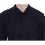Dolce & Gabbana Purple Striped Cotton Pajama Lounge Shirt SIG30006-4