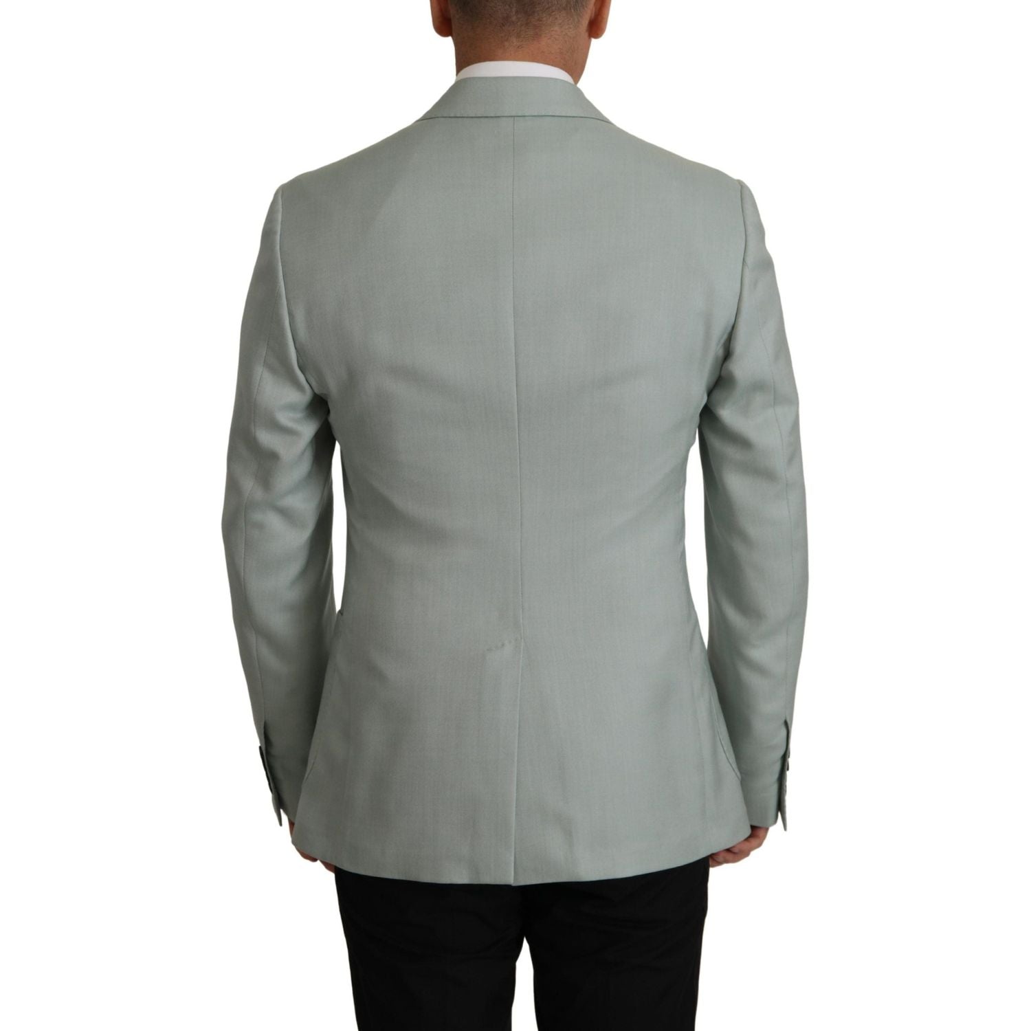 سترة بليزر أنيقة من الحرير الكشمير بقصّة Slim Fit من Dolce &amp; Gabbana