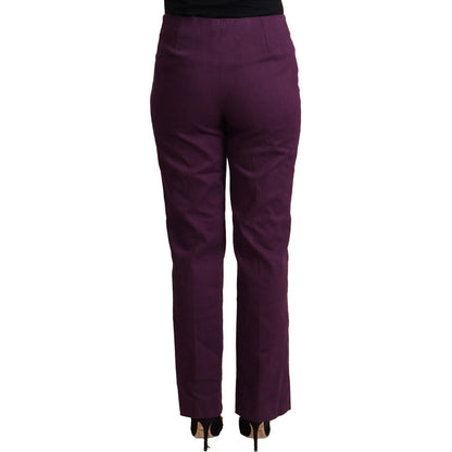 BENCIVENGA Violet High Waist Tapered Casual Pants