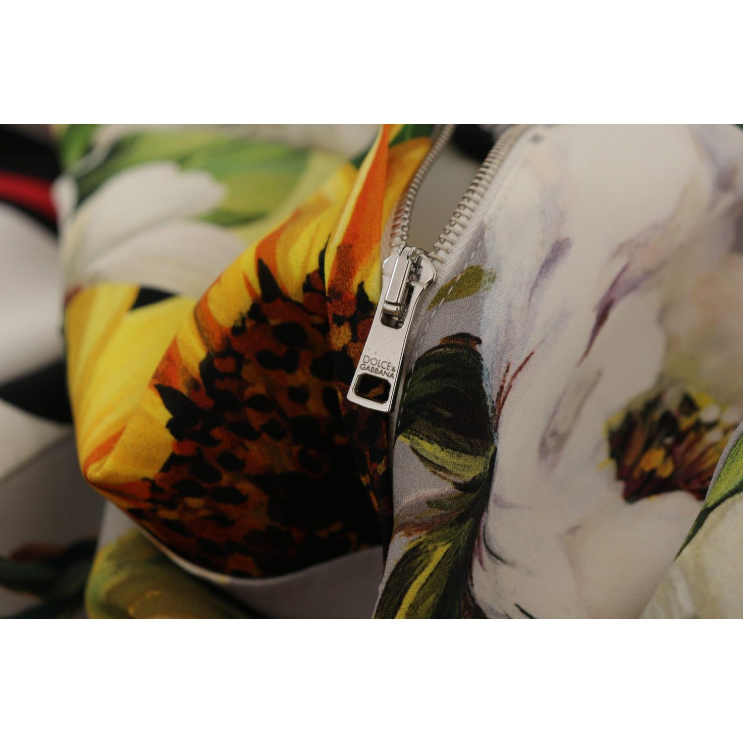 多色拼布软缎直筒连衣裙