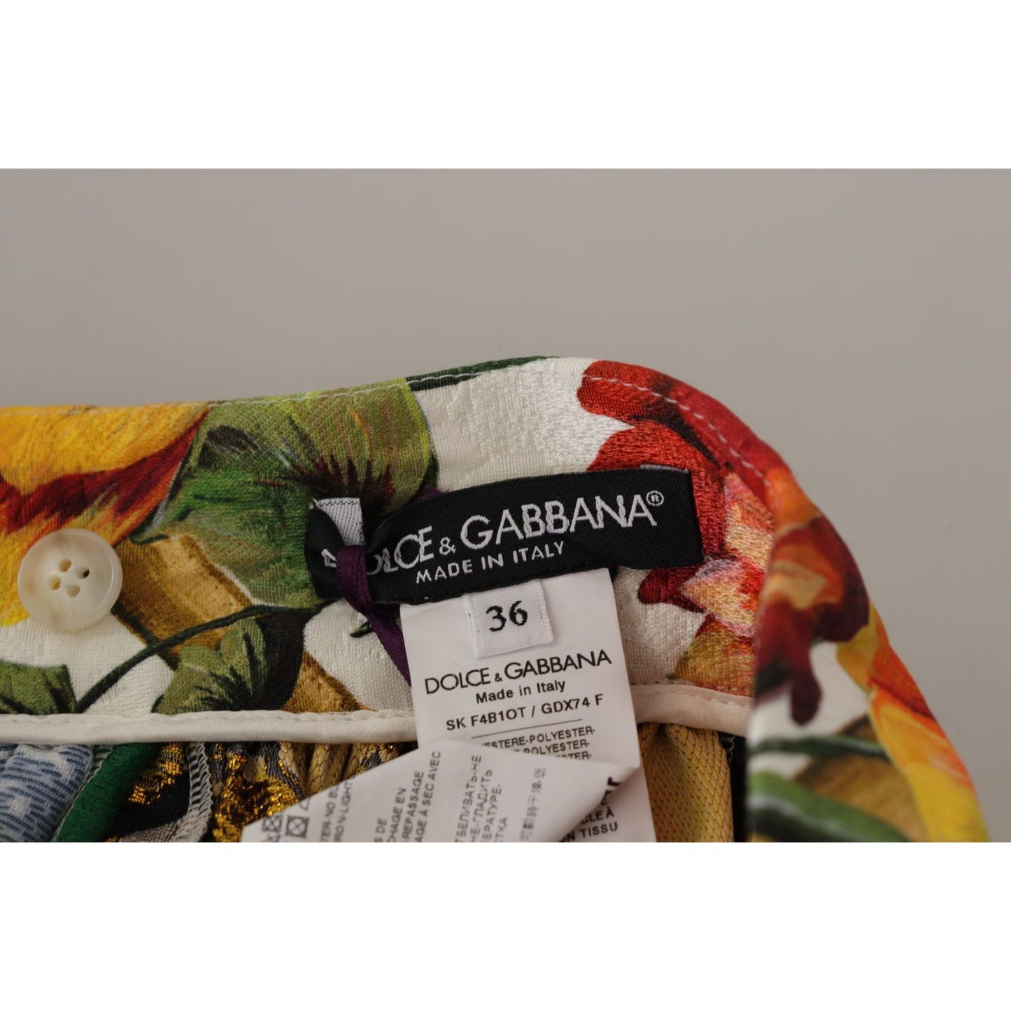 Dolce & Gabbana Multicolor Patchwork Sicily Long Maxi Skirt