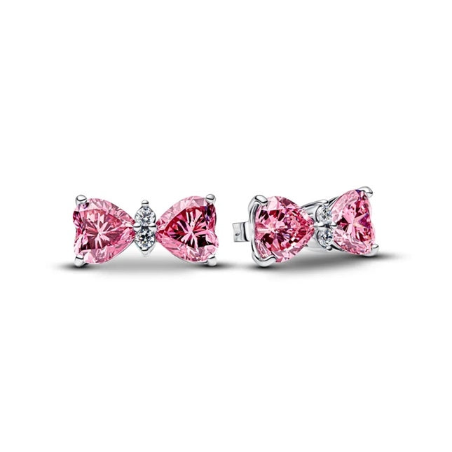 PANDORA Mod. SPARKLING DOUBLE HOOP EARRINGS