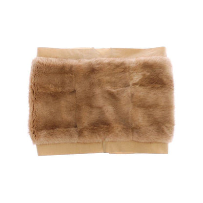 Dolce & Gabbana Beige MINK Fur Scarf Foulard Neck Wrap Fur Scarves