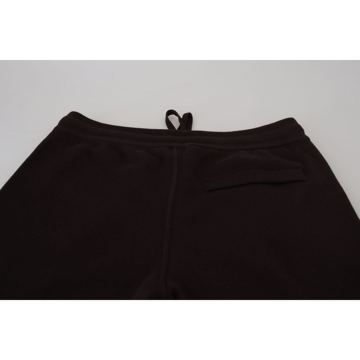 Dolce & Gabbana Brown Cashmere Trousers Bottoms Drawstring Pants PAN73211- 44