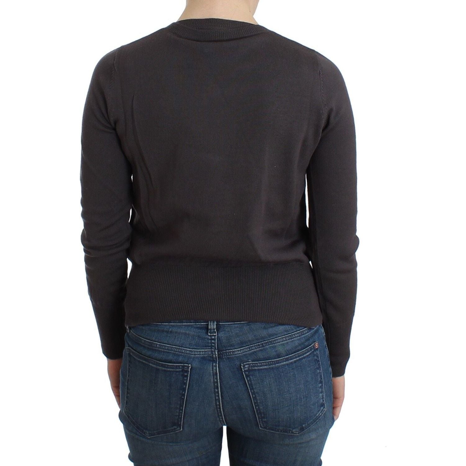 كارديجان أنيق من الصوف باللون الأرجواني من جون جاليانو