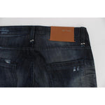 Acht Elegant Regular Straight Fit Blue Jeans Jeans & Pants Acht Light Gray