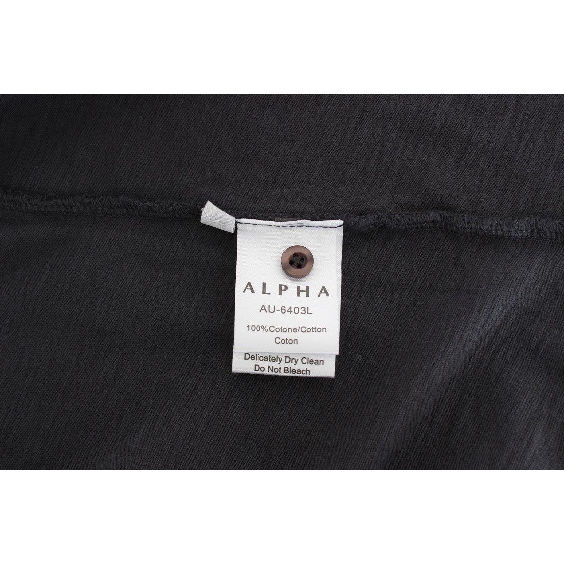 光滑灰色休闲棉质衬衫