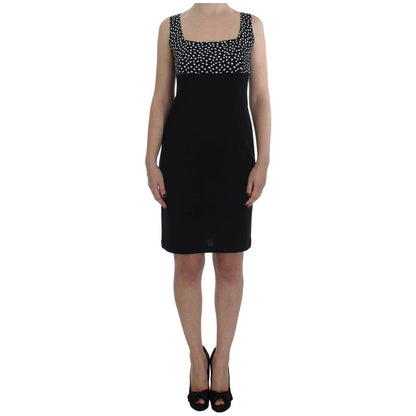 BENCIVENGA Black Stretch Sheath Dress & Sweater Set