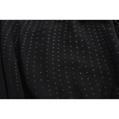 Exte Black Neck Wrap Top Blouse