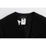Exte Elegant Two-Piece Skirt Suit in Black & Blue Skirt Suit Exte Lavender