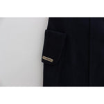 GF Ferre Blue Cotton Denim Mini Skirt SIG32470-1