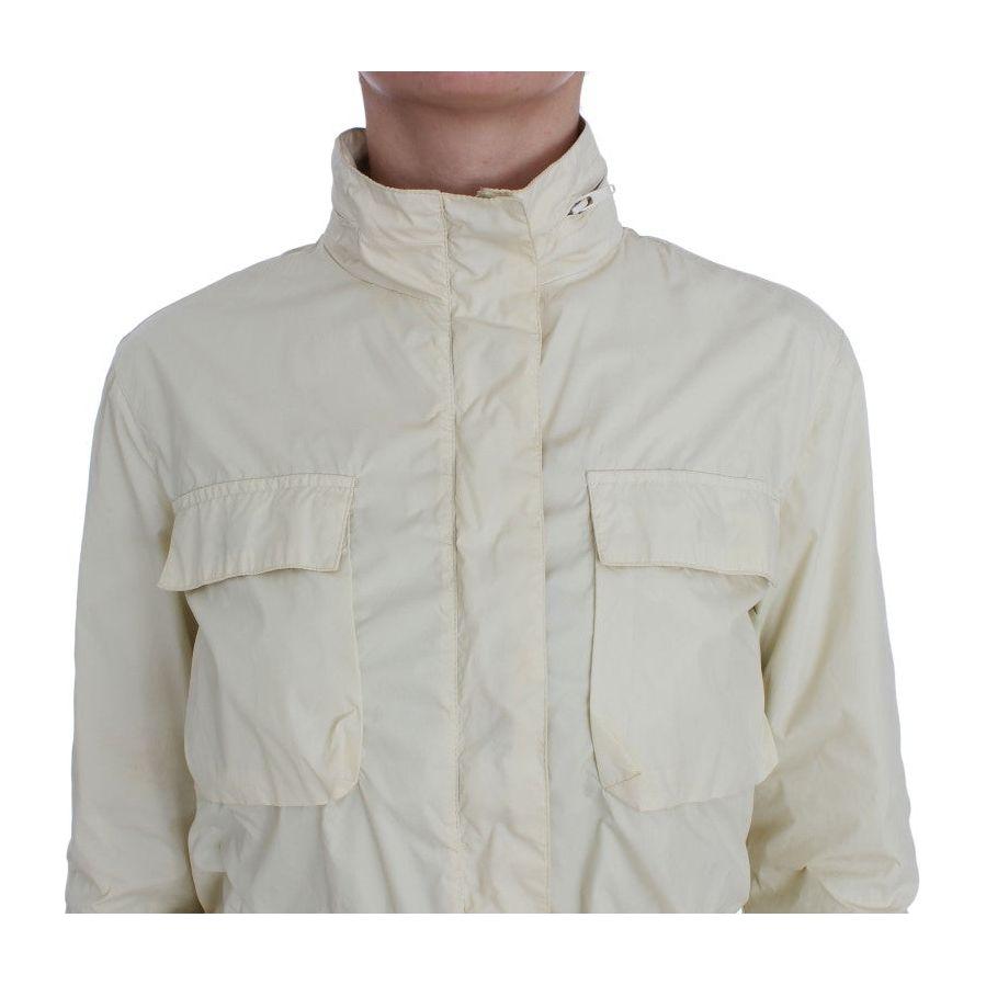 P.A.R.O.S.H. Beige Weather Proof Trench Jacket Coat Coats & Jackets