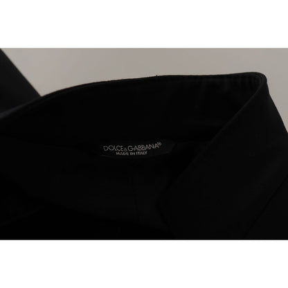 Dolce & Gabbana Black Wool Single Breasted Coat Men Blazer