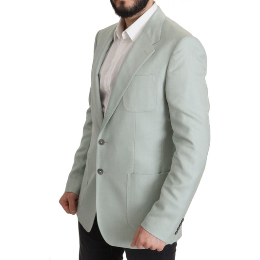 Dolce & Gabbana Green Cashmere Jacket Blazer Jacket JKT3398- 52
