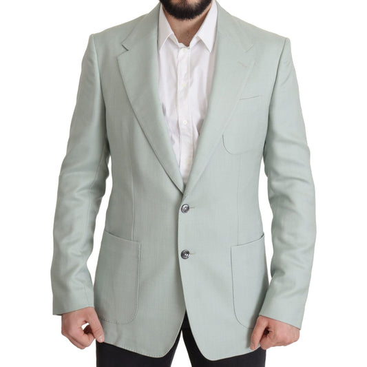 Dolce & Gabbana Green Cashmere Jacket Blazer Jacket JKT3398- 52