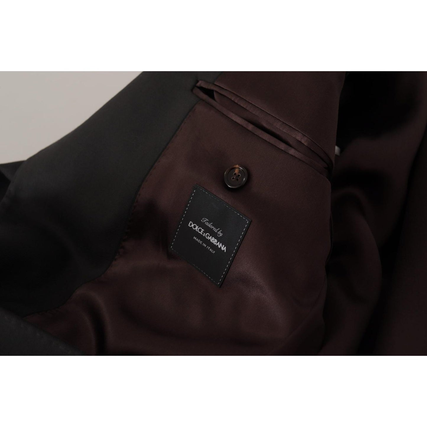 Dolce & Gabbana Black Wool Single Breasted Blazer v