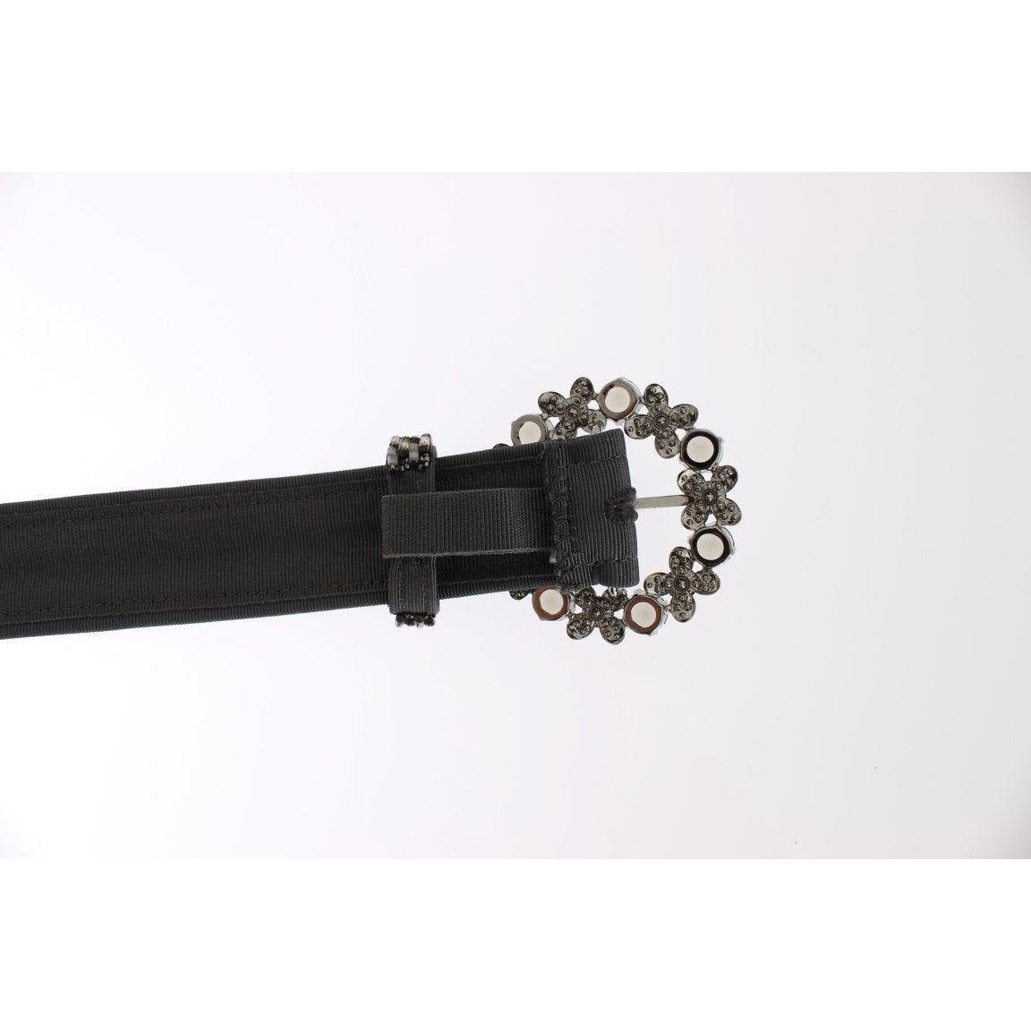 Dolce & Gabbana Crystal Buckle Sequined Waist Belt Belt