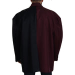 Dolce & Gabbana Bordeaux Polyester Double Breasted Jacket JKT3371-50