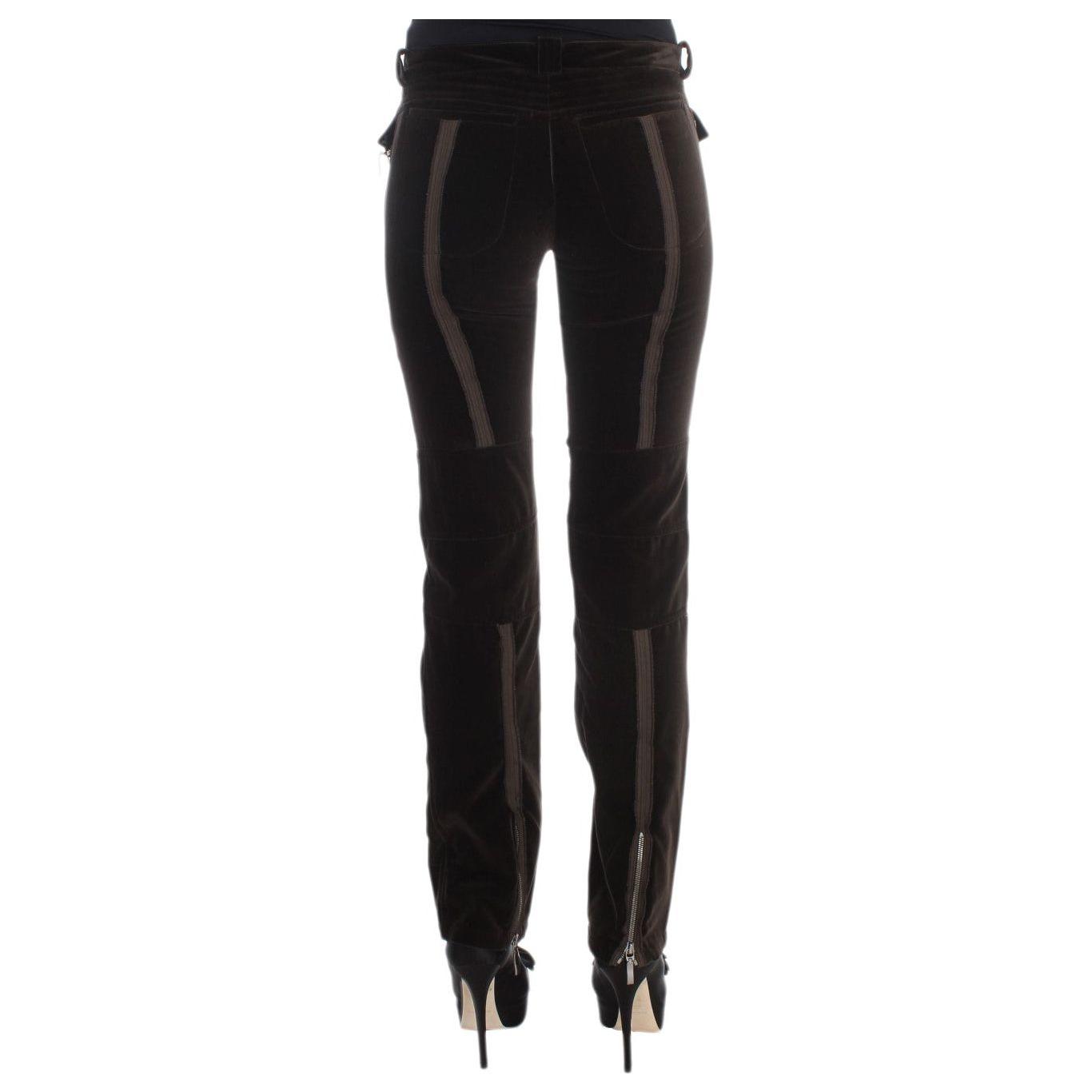 修身意大利棉质长裤