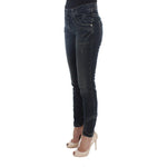 Ermanno Scervino Blue Cotton Blend Slim Fit Jeans SIG30417-1